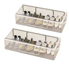 2 Sapateiras Verticais Dobráveis Em Pvc Com Porta Única