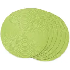 Kit 6 Peças Jogo Americano Redondo Sousplat Cozinha Jantar 38cm * 38cm