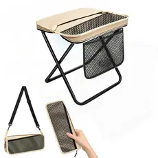 Banco Banqueta Dobrável Portátil Cadeira Retrátil Com Bolsa de Transporte para Camping Pesca e Praia