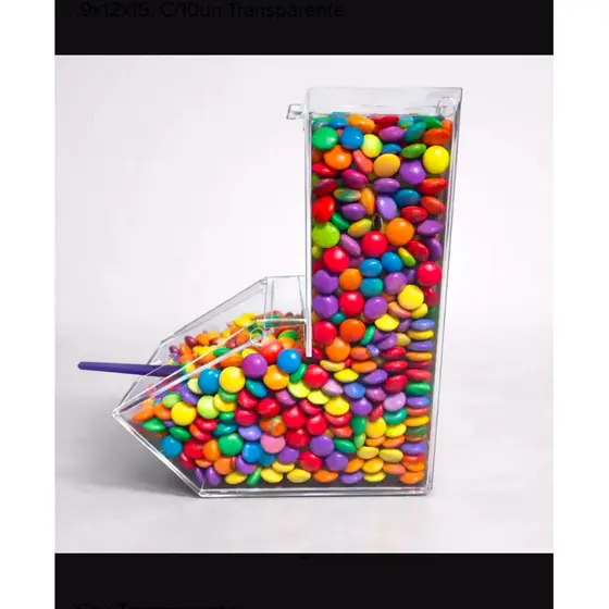 Pote de Acrílico para Complementos de Açaí complementos de açaíteria sorveteria acompanhamentos de açaí e sorvetes