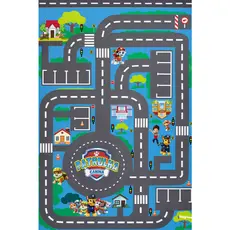 Pista de Carrinho Corrida em Lona Interativo Cidade Infantil Ilustrativo