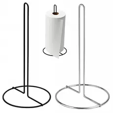Suporte Porta Rolo Papel Toalha Vertical De Mesa Metal