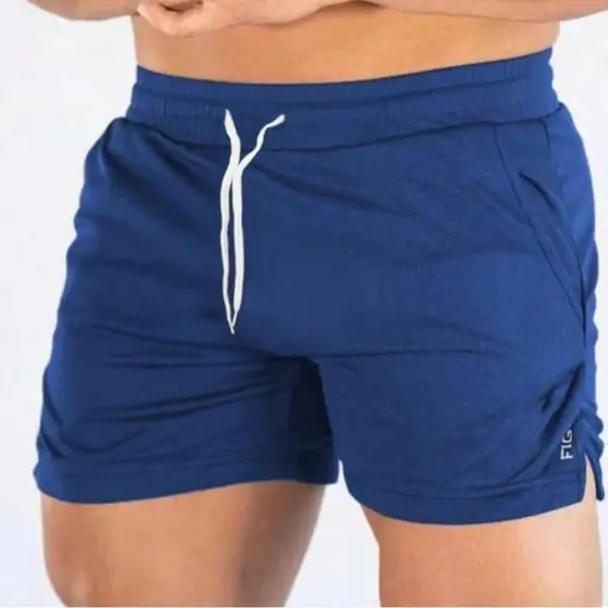 SHORTS LEVES MASCULINO SHORTS ESPORTIVOS DE VERÃO PARA TREINAMENTOS FITNESS EM POLIESTER