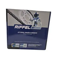 Kit Relaçao transmissão CB 300 (09-15) RIFFEL NOVO Aço 1045