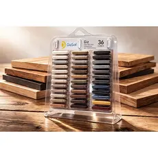 Kit 24/36 Giz PROFISSIONAL Tira Risco de Móveis em MDF, MDP, Pisos Laminados, madeira em geral NOVO