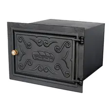 Forno Para Fogao A Lenha Frente Ferro e Aço Carbono 0.9mm Com Grade Resistente