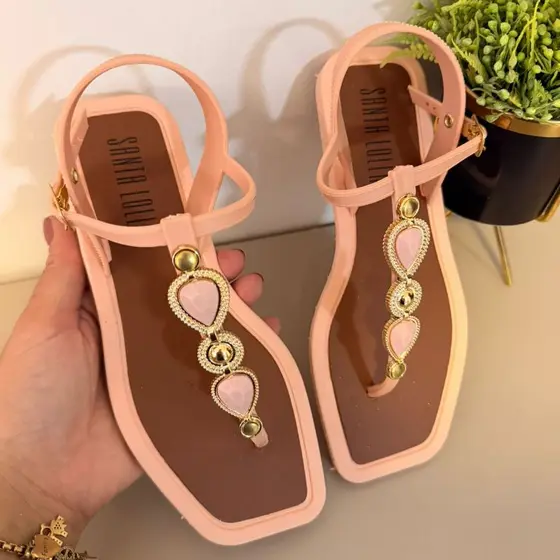Sandalia Feminina Casual Leve Confortável