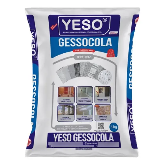 Cola P/ Gesso 1kg Assentamento | Revestimento | Acabamento