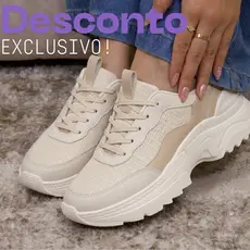 Tênis Feminino Tratorado Chunky Plataforma Passeio Diário Leve Resistente Confortável