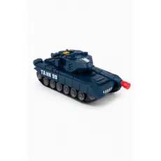 Carrinho tanque militar que vira robô e solta fumaça - luz e sons