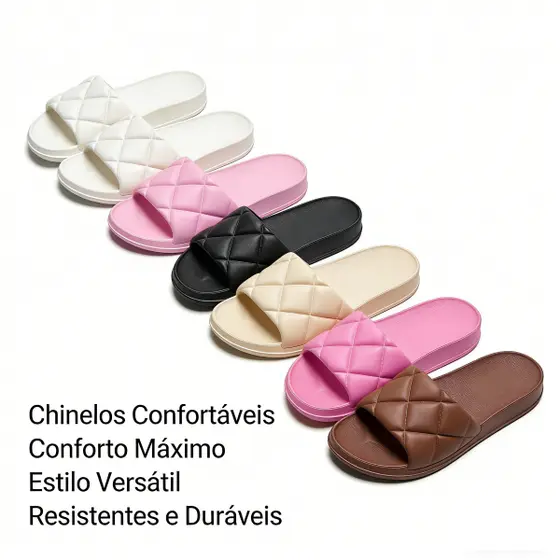 Sandália Chinelo EVA Confortável - Leve, Antiderrapante, Ideal para Praia e Casa