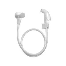 Ducha Higiênica Completa Chuveirinho Banheiro Abs Pop Branco