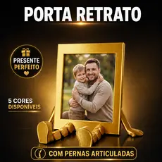 Porta Retrato Minimalista Com Perninhas Articuladas Lembrancinha Presente Decoração Divertido