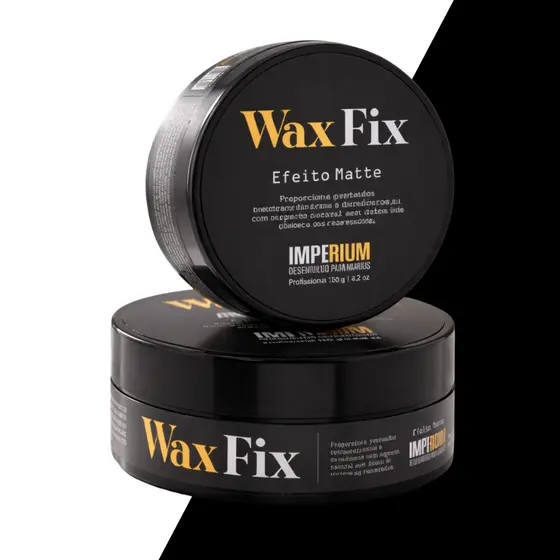 Pomada Cera Modeladora Styling Hair Matte Wax Fix 80g Fixação Forte Imperium