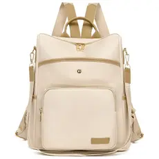Mochila feminina fashion, portátil e de grande capacidade, à prova d’água