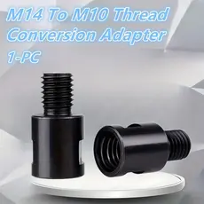 1 Peça Adaptador De Conversão De Rosca M14 Para M10-Metal De Alta Qualidade , Compatível Com Polidor/Broca , Conexão Seg