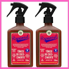 Kit 2 Unidades Tônico de Crescimento Capilar Lola Cosmretics Rapunzel - 250ml
