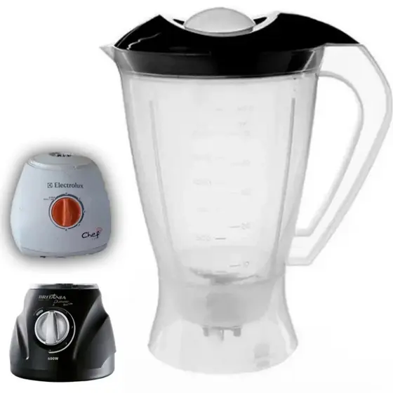 Copo de Liquidificador Compatível Britânia Diamante / Electrolux Chef