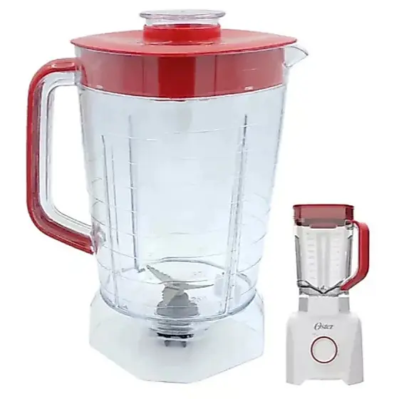 Copo de Liquidificador Oster Power 1100 Full OLIQ605 Vermelho