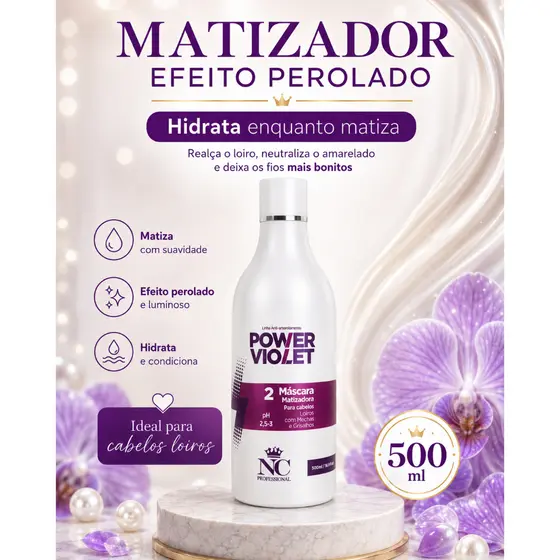 Máscara Matizadora Power Violet