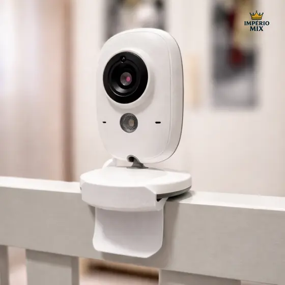 Suporte Babá Eletrônica com Encaixe – Uso em Berço, Grade ou Mesa VB603