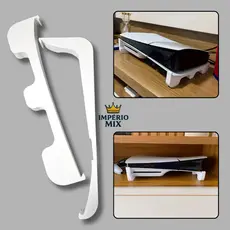 Suporte Horizontal PS5 Slim com Disco Base Deitada PlayStation 5