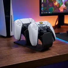 Suporte 2 Controles PS5 – Stand, Base Estável, Organizador Gamer Premium