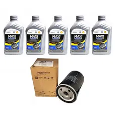 5L óleo 5w40 e filtro Volkswagen Golf MK4.5 2008 a 2008