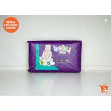 Fralda Baby Júnior Econômica G - 40 Unidades - Proteção Dia e Noite Descartável Atacado