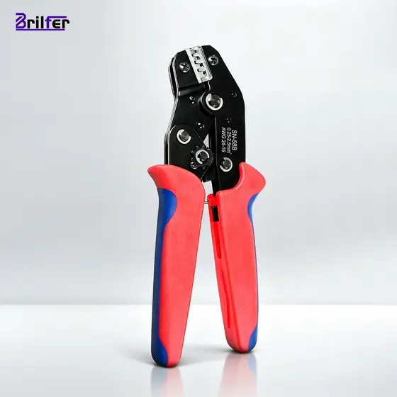 Alicate Crimpador SN-58B Para Terminais Fêmea Plug 0,25-2,5mm² Alicate Catraca Profissional