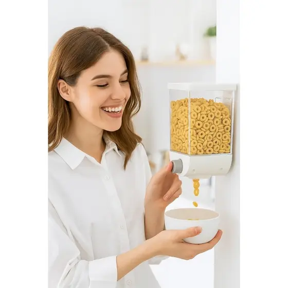 Organizador Dispenser Suspenso Multiuso 1500ml para Cozinha, Banheiro e Outros Ambientes