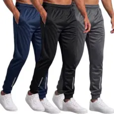 Kit 3 Calças Jogger  Modelo Fitness Academia Esportes Lazer