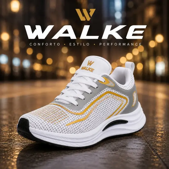 Tênis Masculino e Feminino Casual Esportivo Leve Confortável Caminhada Academia Dia a Dia Walke