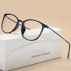 2021 TR90 Armações De Óculos Feminino Masculino Armação Transparente Lente Clara Ópticos-&