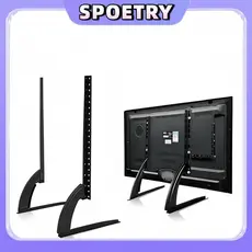 Suporte Tv Mesa Universal Fixo Base Pé Monitor 32 Até 75'' Suporte De Mesa Para Tv/monitor De Suporta até 50kg