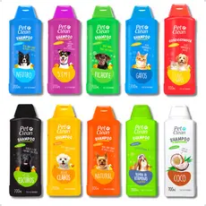Shampoo e Condicionador Pet Shop para Cachorro e Gato Pet Clean - 700ml