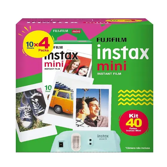 Filme Instax Mini - Filme Com 40 Fotos