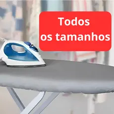 Forro Térmico Tábua Passar Roupa Capa Cinza Com Espuma Aluminizada Tamanho Ajustável  Cordão Clickstock