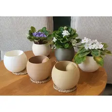 Vaso Autoirrigável para Violetas | Vaso Decorativo em Impressão 3D | Vaso Pequeno para Plantas | Reservatório de Água