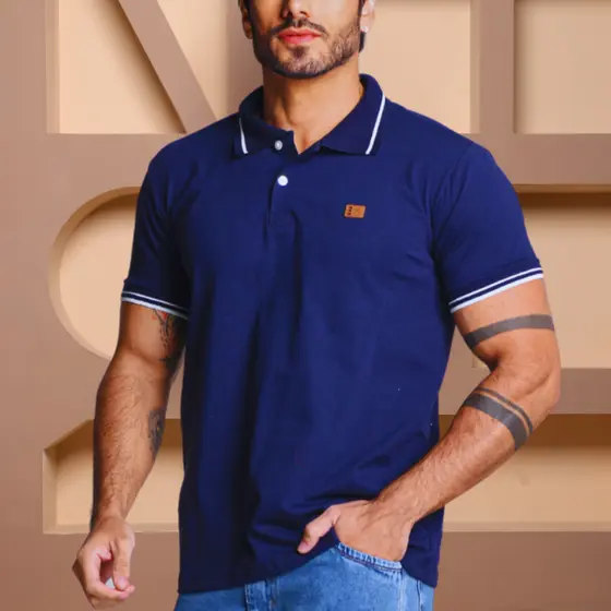 Camisa Gola Polo 100% Algod茫o| Alta Qualidade | Premium Original | Qualidade Direto da F谩brica