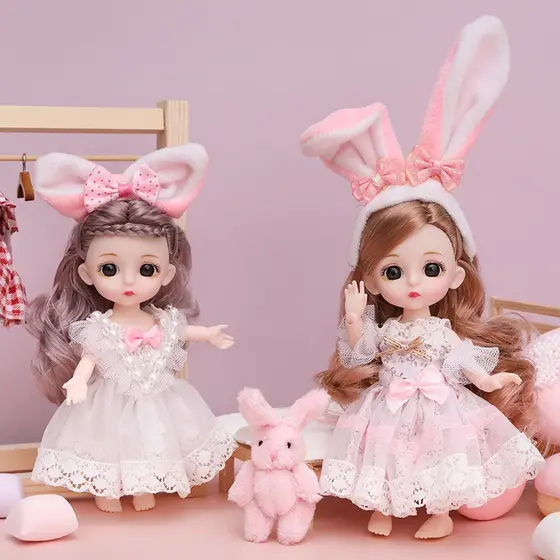 Boneca Princesa 16cm/13 Brinquedos Infantis Articulados -- e - * ---