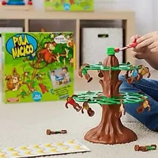 Brinquedo Infantil Pula Macaco Jogo Divertido Interativo Equilibrio Crianças