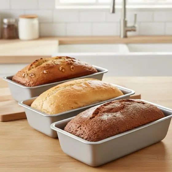 Kit Conjunto 3 Formas Assadeiras Travessas Alumínio Assar Bolos Pães Tortas Tamanhos Variados Antiaderente Cozinha