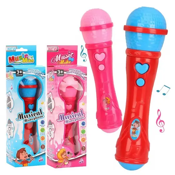 Microfone Infantil Musical com Som – Brinquedo Karaoke para Crianças 3+ Anos