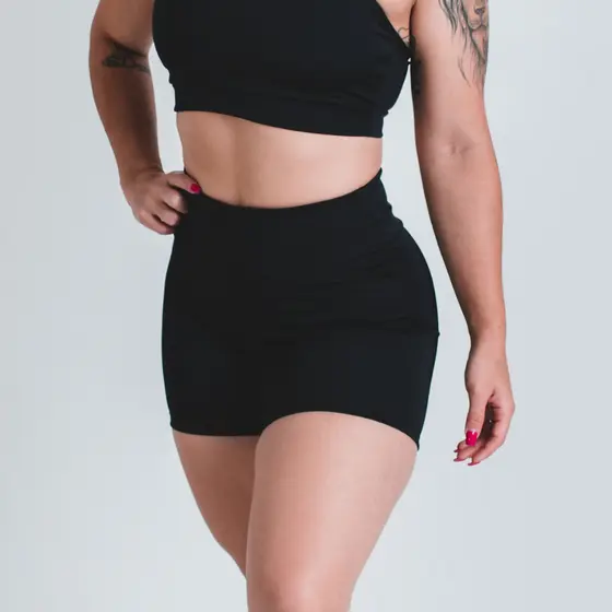 Short Fitness Academia Zero Transparência Feminino Bermuda