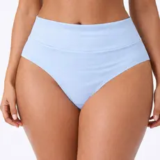 Kit 5 Calcinha Pala Cintura Alta Conforto Forro Em Algodão Cós Alto  l