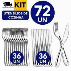 CONJUGADO DE Talheres Inox Casa Cozinha Restaurante Buffet Qualidade Garantida