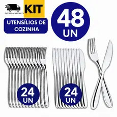 UTENSILIOS INOX GARFOS E FACAS PREMIUM CASA COZINHA BUFFET RESTAURANTE
