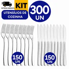 CONJUNTO DE Kit Talheres Inox Super Resistente Não Enferruja
