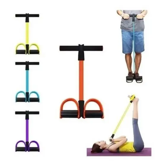 Extensor Elástico Exercícios Academia Ginástica Tensão Forte Faixa Elástica de Resistência com Corda para Puxar